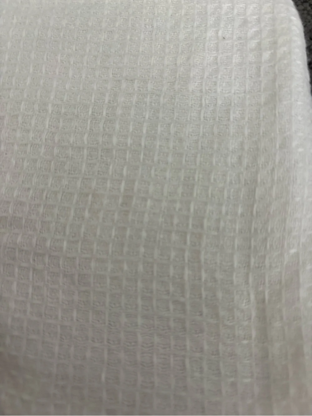 NWT Pottery Barn European linen and cotton waffle weave King Sham